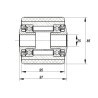 RODILLO DE CARGA 85 X 95/97 EJE 25 MM