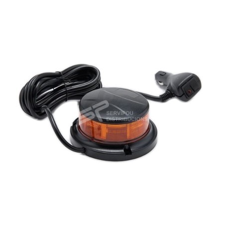 FARO ROTATIVO 32W MAGENETICO CON CONECTOR A MECHERO