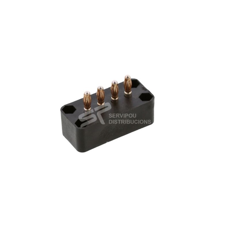 CONECTOR MACHO CARGADOR 4 PINS