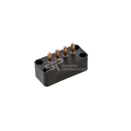 CONECTOR MACHO CARGADOR 4 PINS